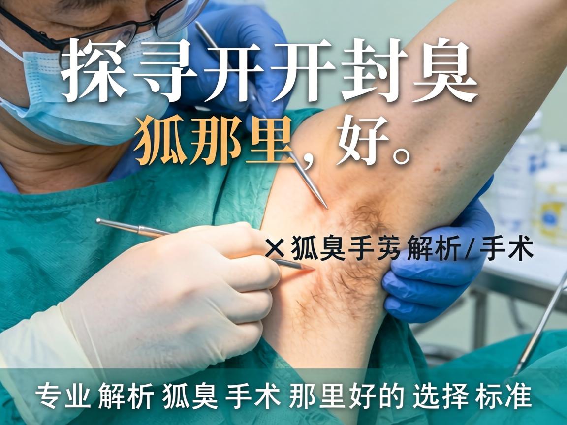 探寻开封狐臭手术那里好，专业解析狐臭手术那里好的选择标准