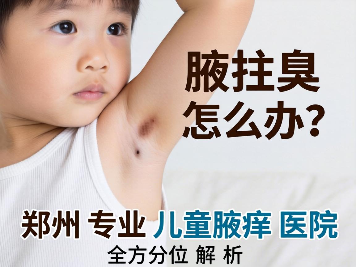 儿童腋臭怎么办？郑州专业儿童腋臭医院全方位解析