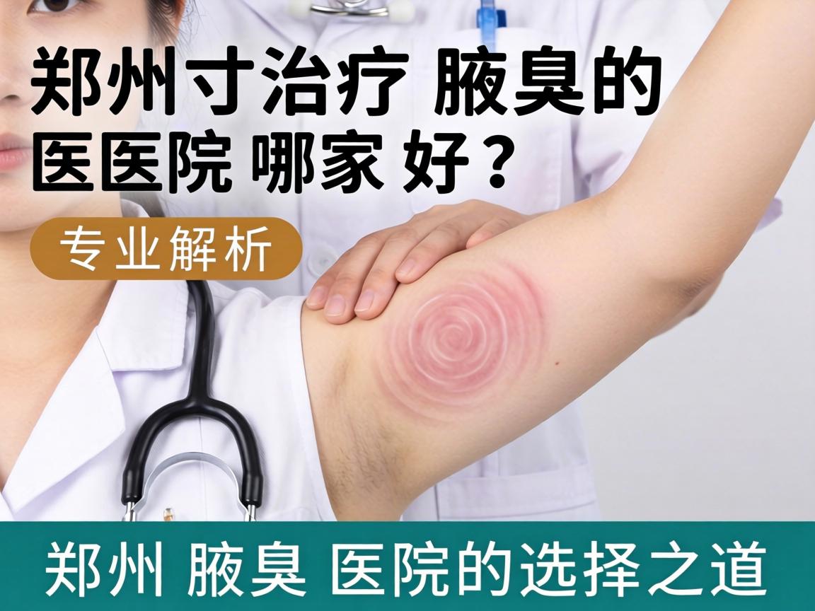 郑州治疗腋臭的医院哪家好？专业解析郑州腋臭医院的选择之道
