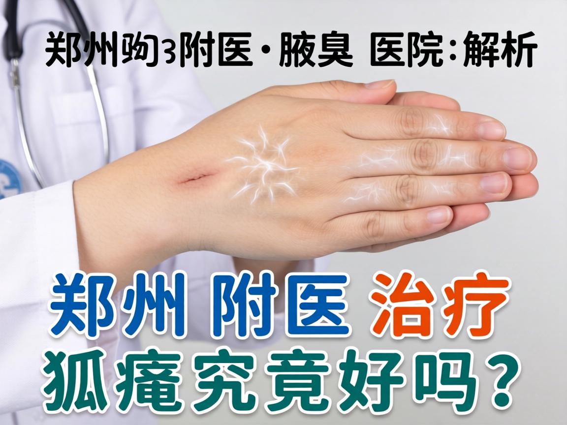 郑州附医腋臭医院解析，郑州附医治疗狐臭究竟好吗？