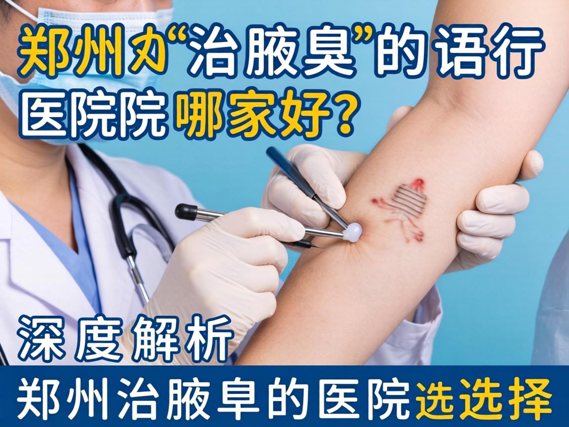 郑州治腋臭的医院哪家好？深度解析郑州治腋臭的医院选择