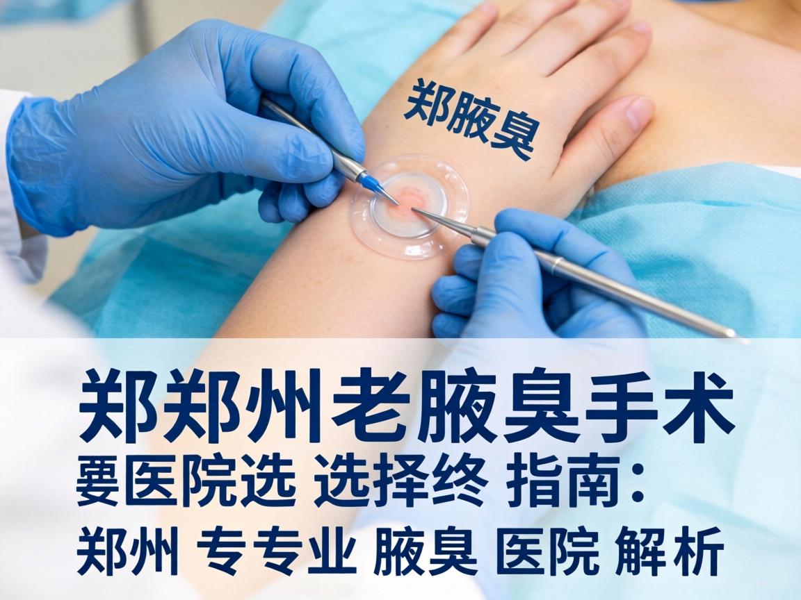 郑州腋臭手术医院选择指南，郑州专业腋臭医院解析