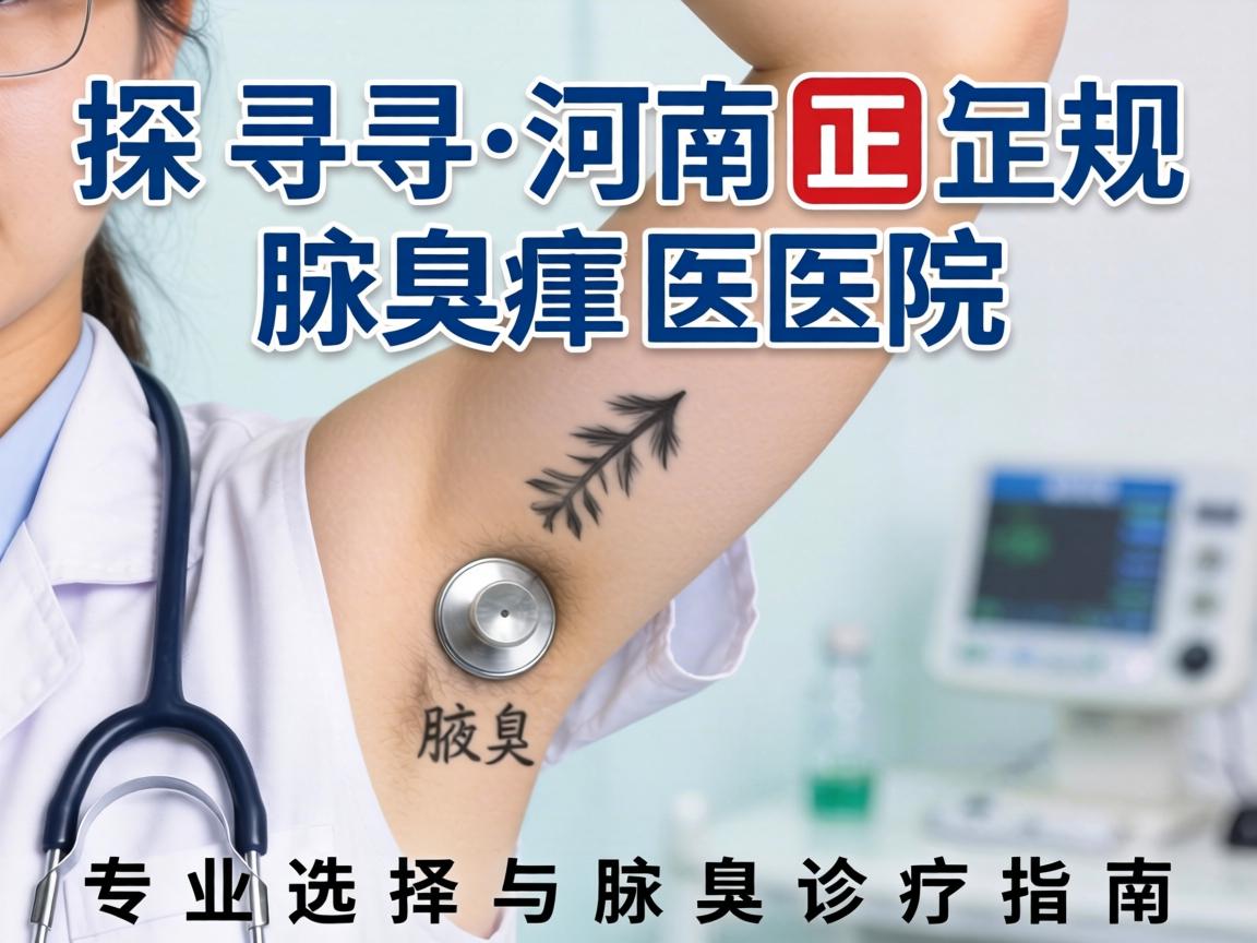 探寻河南正规腋臭医院，专业选择与腋臭诊疗指南