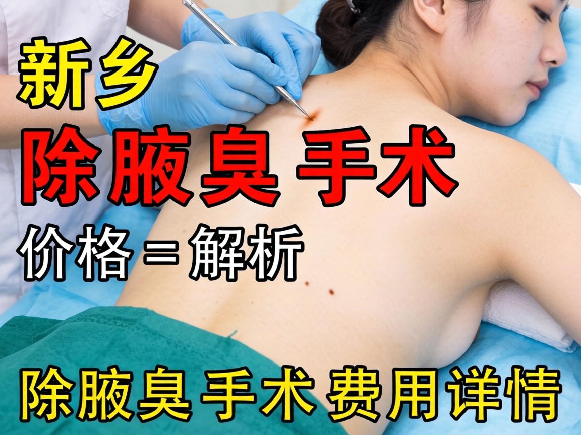 新乡除腋臭手术价格解析，除腋臭手术费用详情
