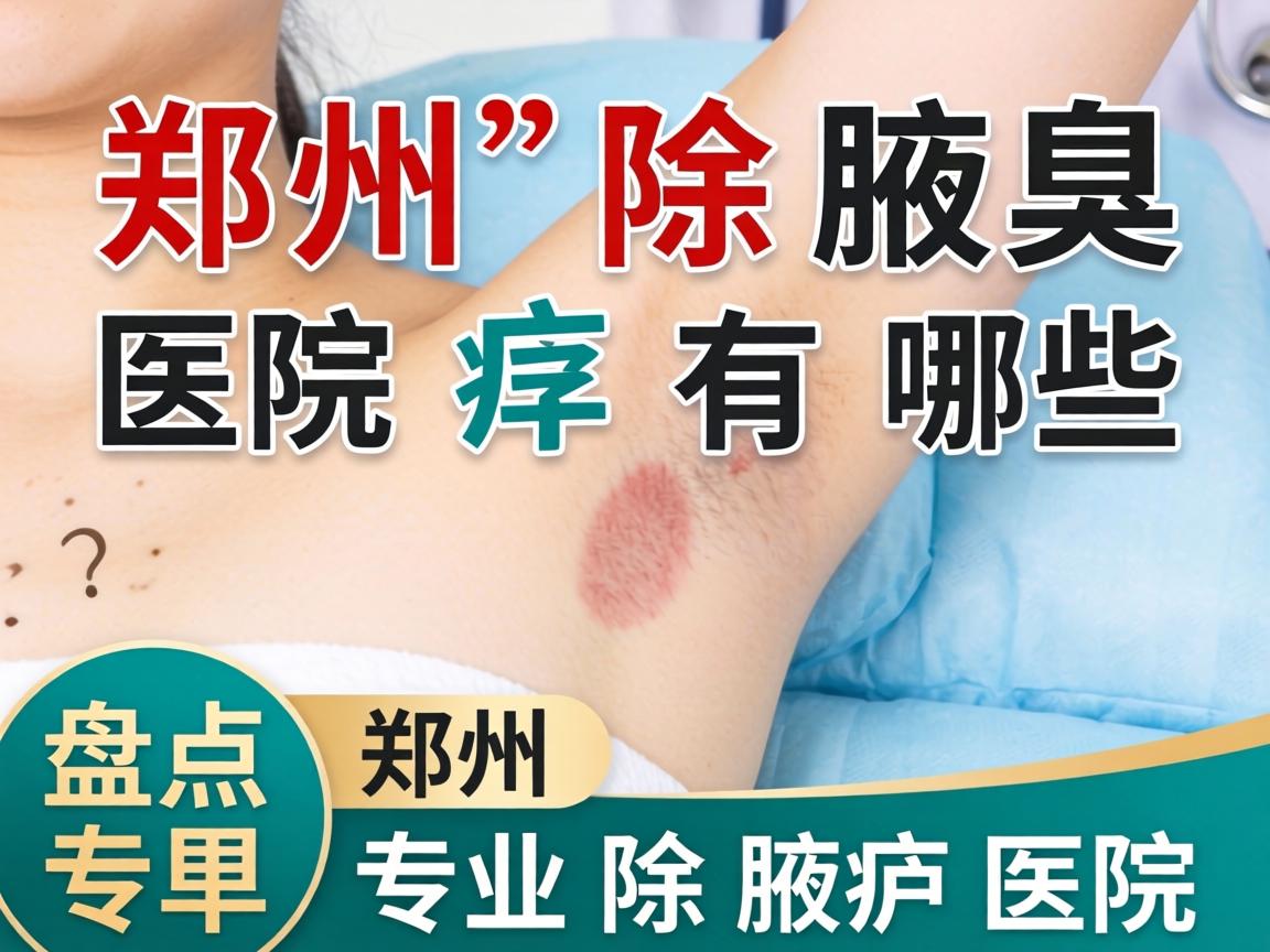 郑州除腋臭医院有哪些？盘点郑州专业除腋臭医院