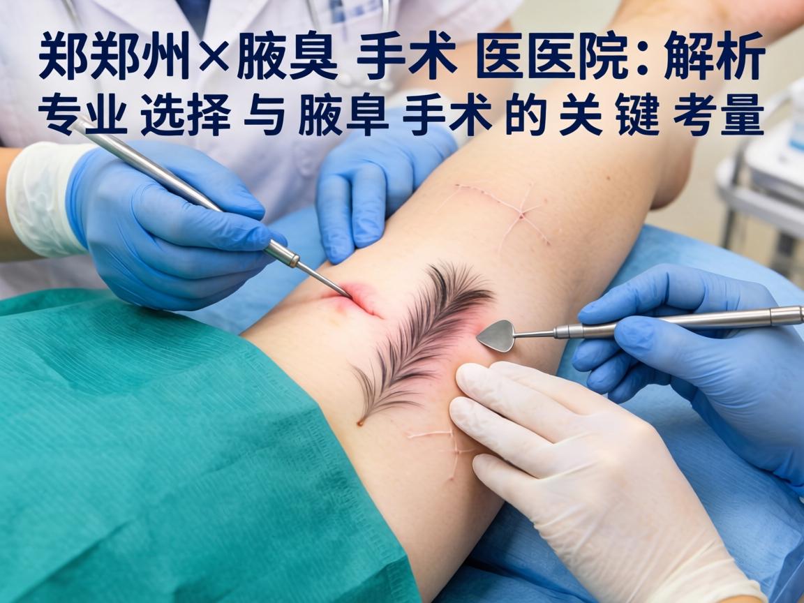 郑州腋臭手术医院解析，专业选择与腋臭手术的关键考量