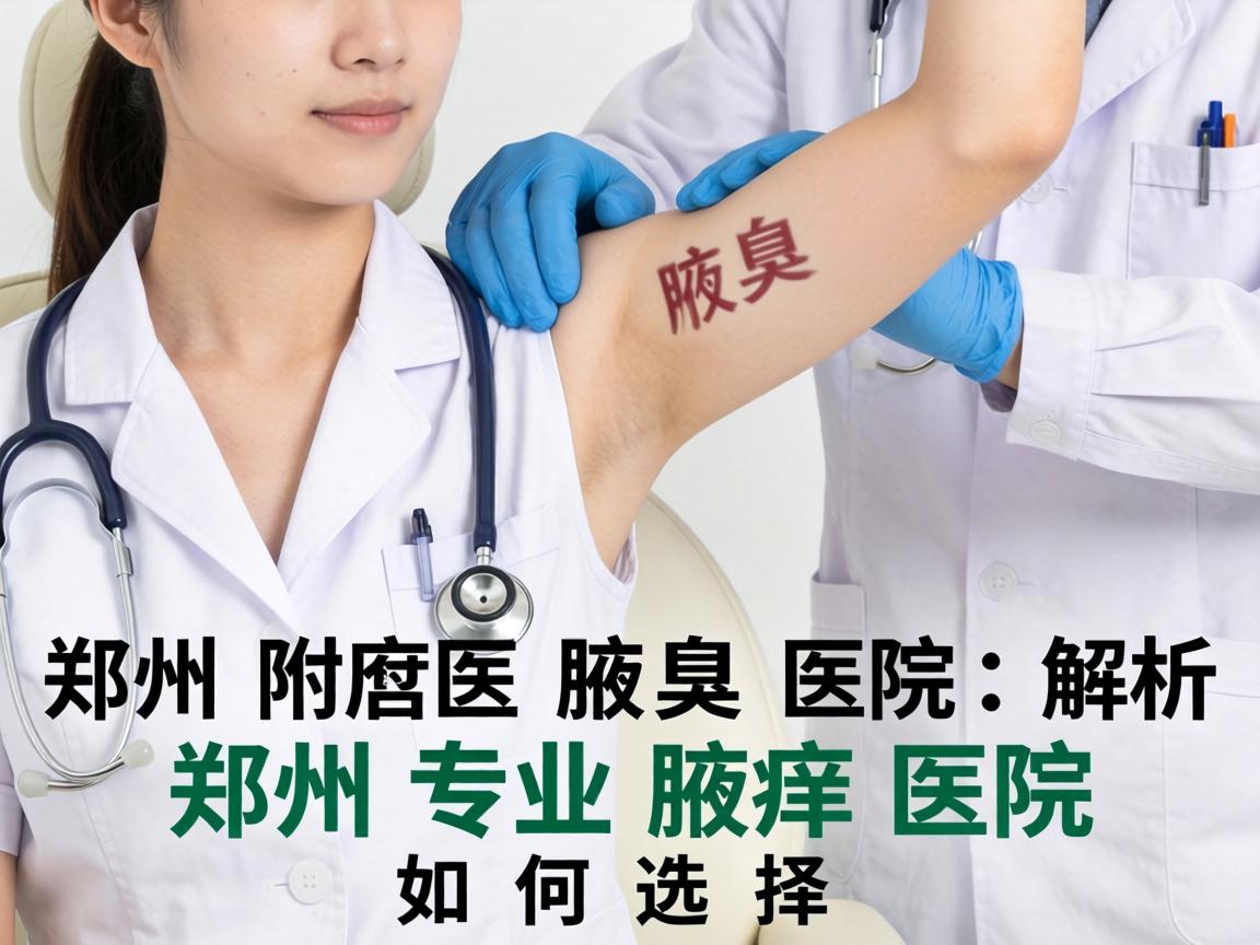 郑州附医腋臭医院解析，郑州专业腋臭医院如何选择