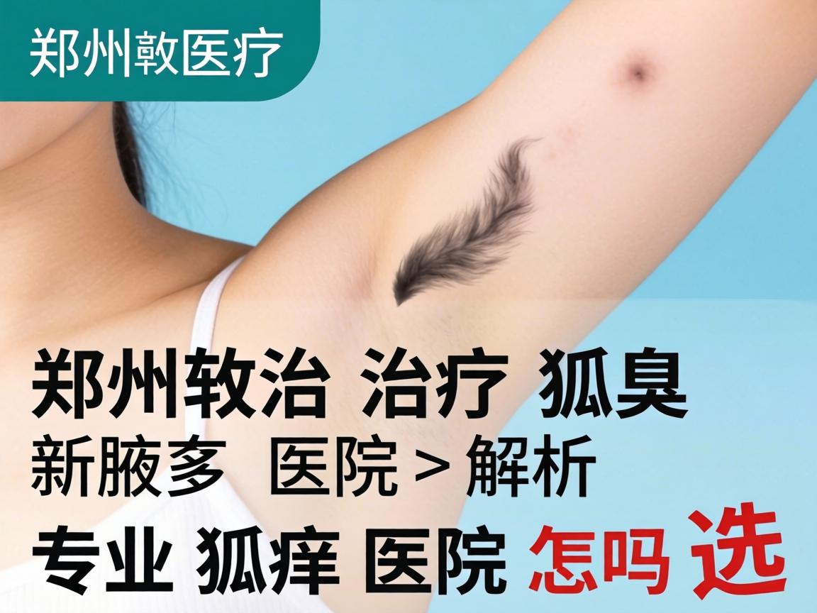 郑州治疗狐臭医院解析，专业狐臭医院怎么选