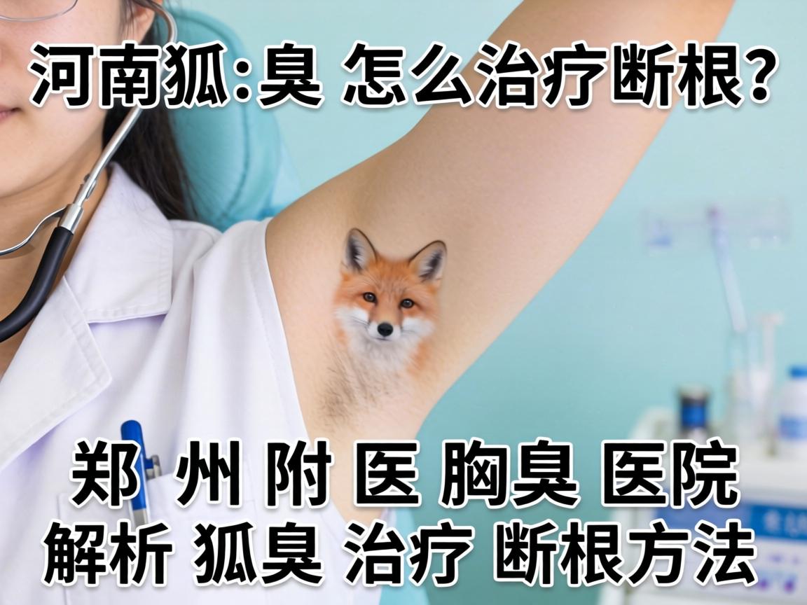 河南狐臭怎么治疗断根？郑州附医腋臭医院解析狐臭治疗断根方法