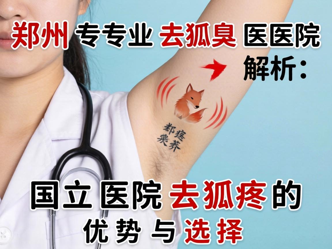 郑州专业去狐臭医院解析，国立医院去狐臭的优势与选择