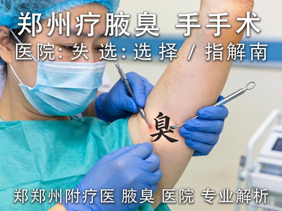 郑州腋臭手术医院选择指南,郑州附医腋臭医院专业解析 郑州腋臭手术医院选择指南,郑州附医腋臭医院专业解析