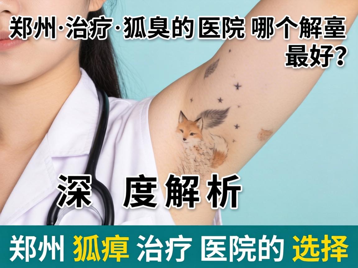 郑州治疗狐臭的医院哪个最好？深度解析郑州狐臭治疗医院的选择