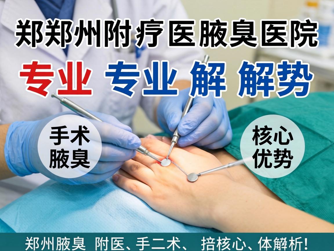 郑州腋臭手术医院专业解析，郑州附医腋臭医院的核心优势