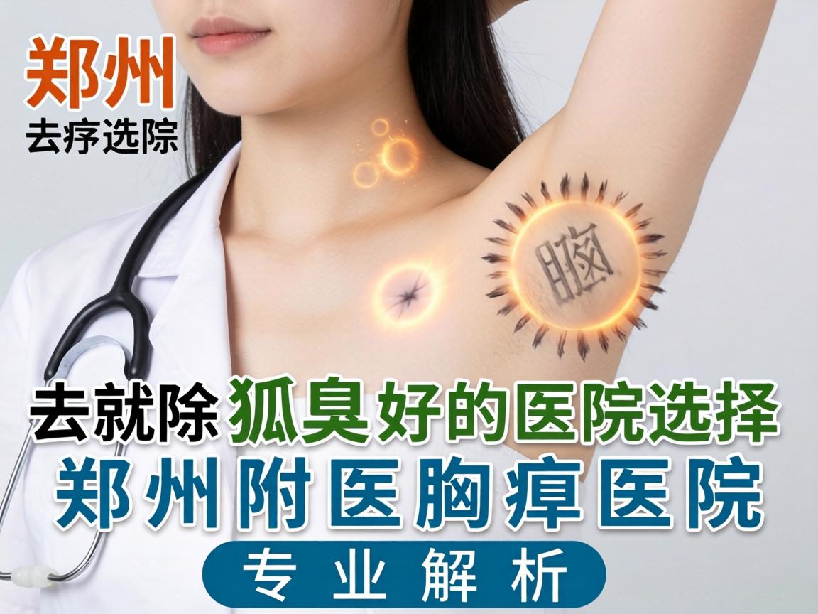 郑州去除狐臭好的医院选择，郑州附医腋臭医院专业解析