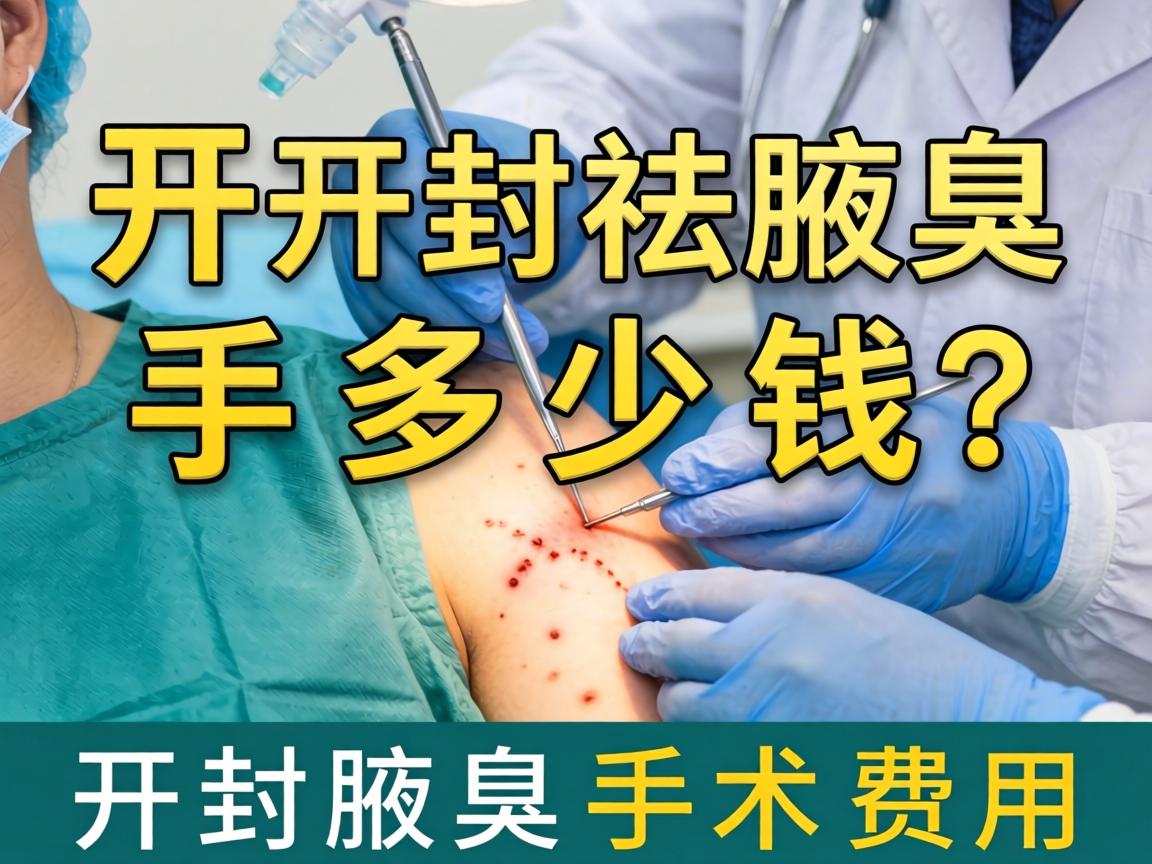 开封祛腋臭手术多少钱?详解开封腋臭手术费用 开封祛腋臭手术多少钱?详解开封腋臭手术费用