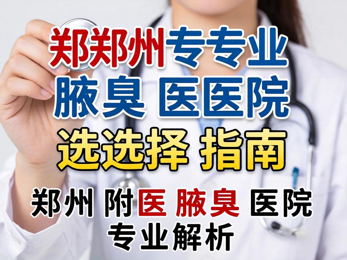 郑州专业腋臭医院选择指南，郑州附医腋臭医院专业解析