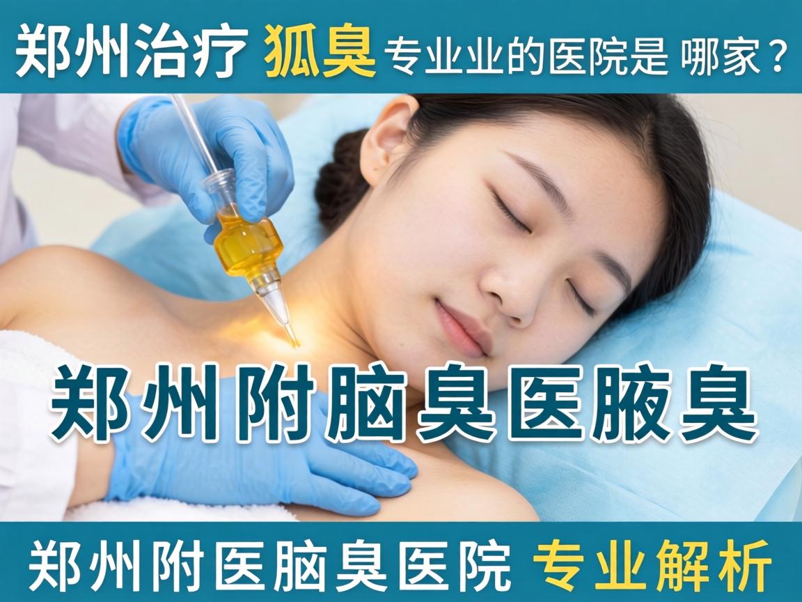 郑州治疗狐臭专业的医院是哪家？郑州附医腋臭医院专业解析