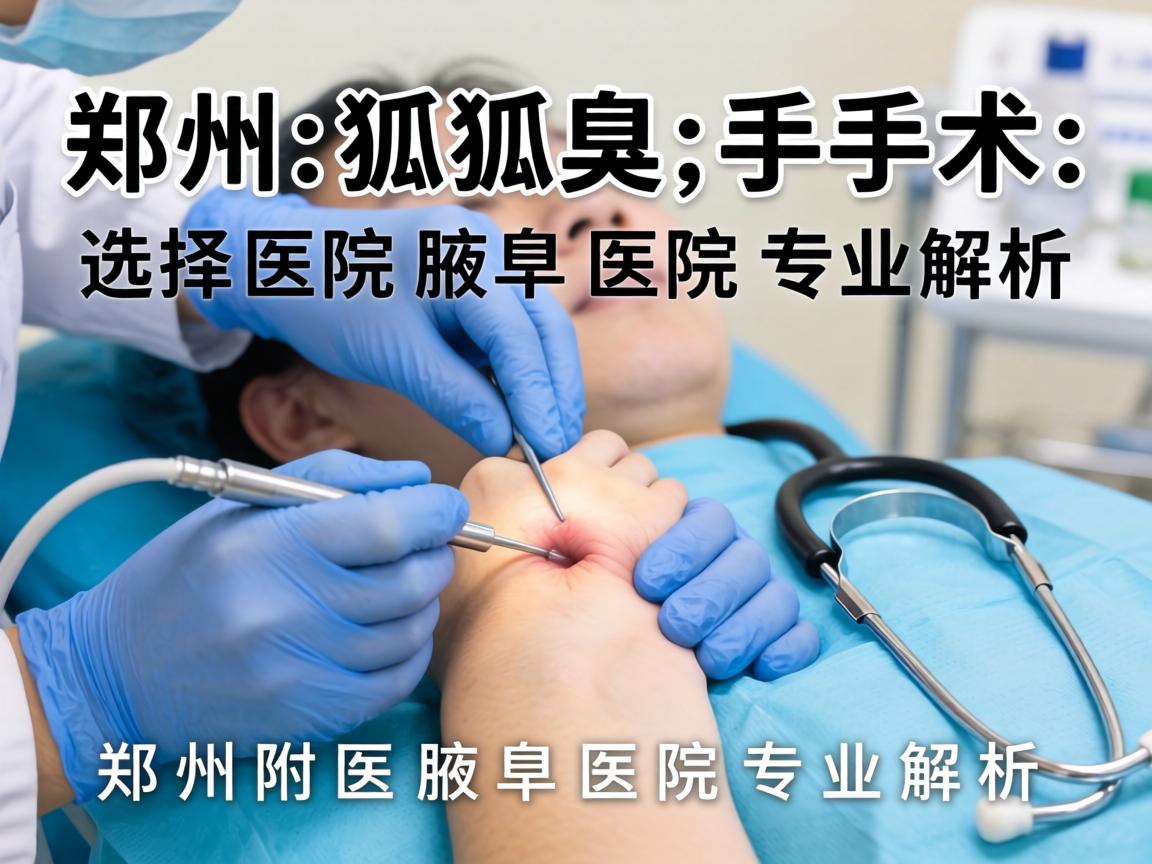 郑州狐臭手术医院选择指南，郑州附医腋臭医院专业解析