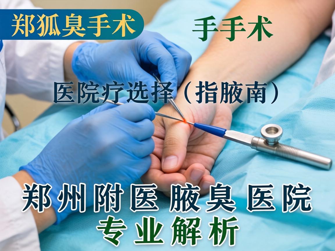 郑州狐臭手术医院选择指南，郑州附医腋臭医院专业解析