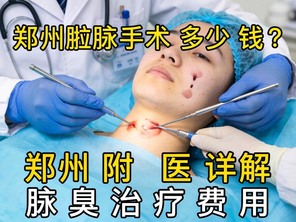 郑州腋臭手术多少钱？郑州附医详解腋臭治疗费用