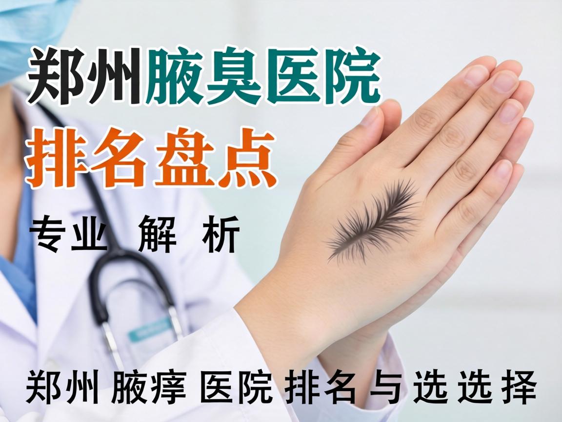 郑州腋臭医院排名盘点，专业解析郑州腋臭医院排名与选择
