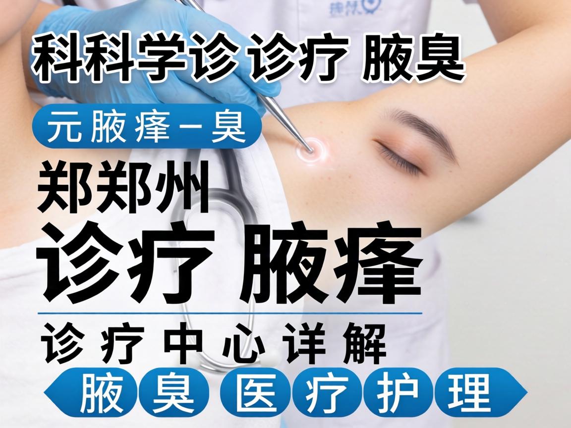 科学诊疗腋臭，郑州腋臭诊疗中心详解腋臭医疗护理