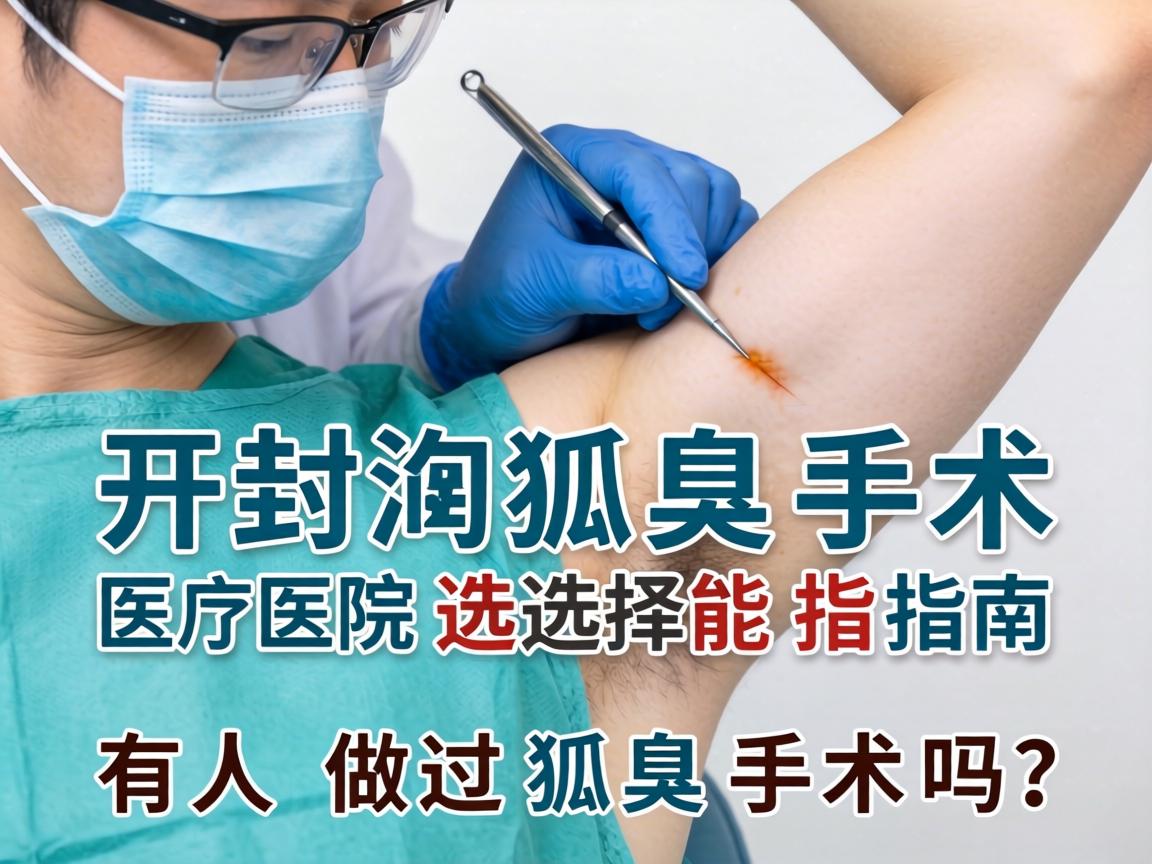 开封狐臭手术医院选择指南，有人做过狐臭手术吗？