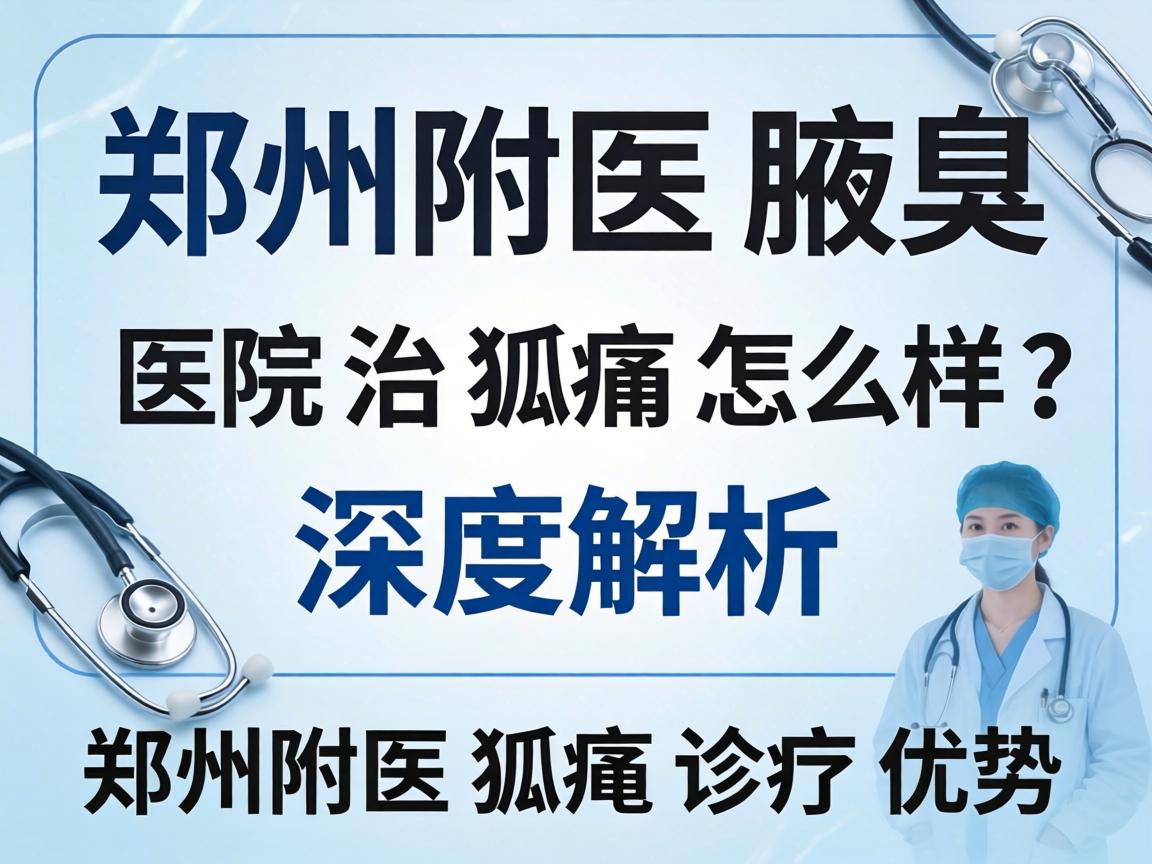 郑州附医腋臭医院治狐臭怎么样？深度解析郑州附医狐臭诊疗优势