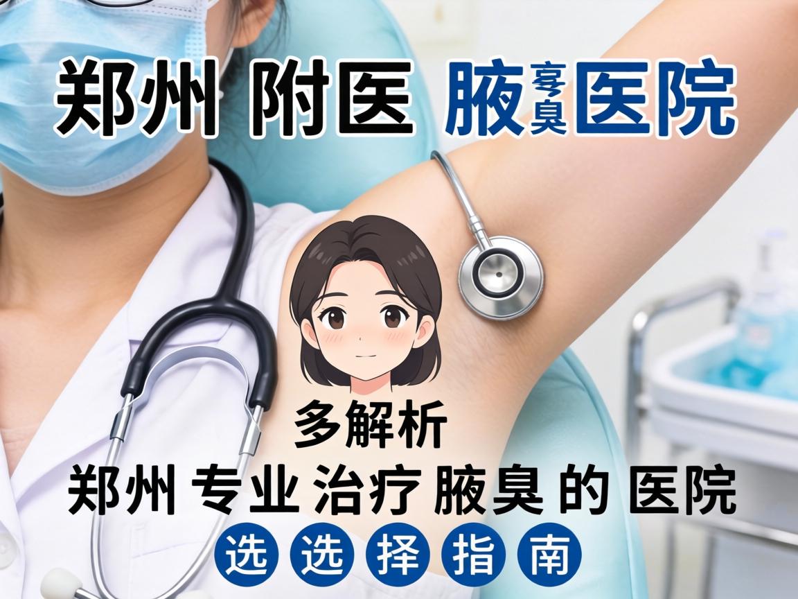 郑州附医腋臭医院解析，郑州专业治疗腋臭的医院选择指南