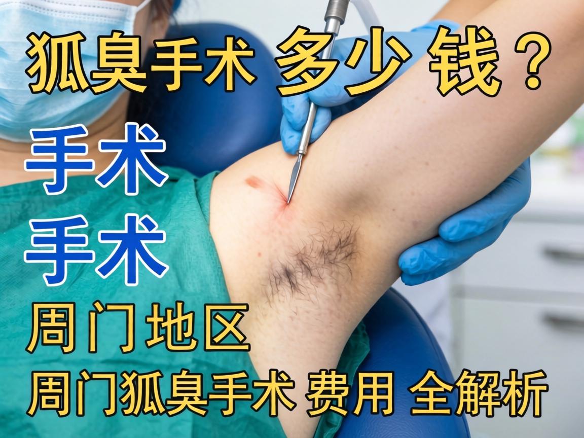 狐臭手术多少钱？周口地区狐臭手术费用全解析