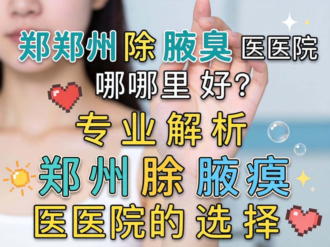 郑州除腋臭医院哪里好?专业解析郑州除腋臭医院的选择 郑州除腋臭医院哪里好?专业解析郑州除腋臭医院的选择