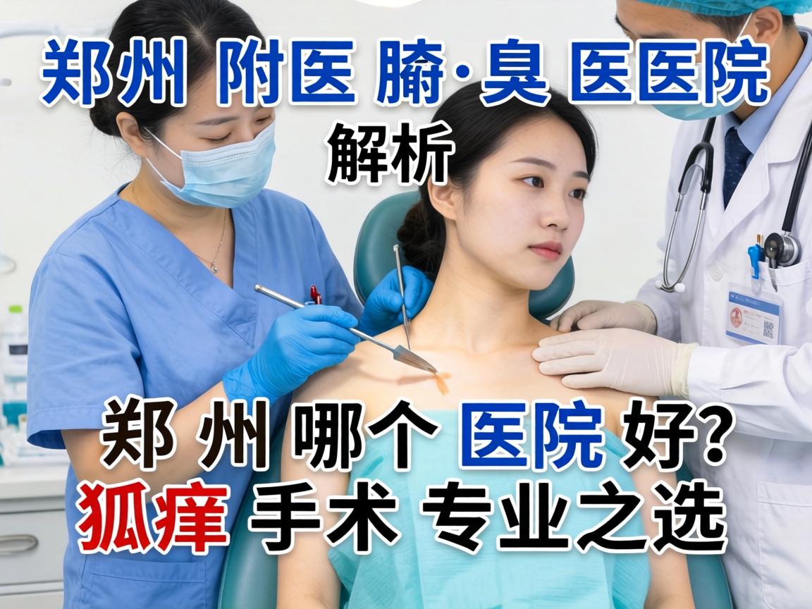 郑州附医腋臭医院解析，郑州哪个医院好？狐臭手术专业之选
