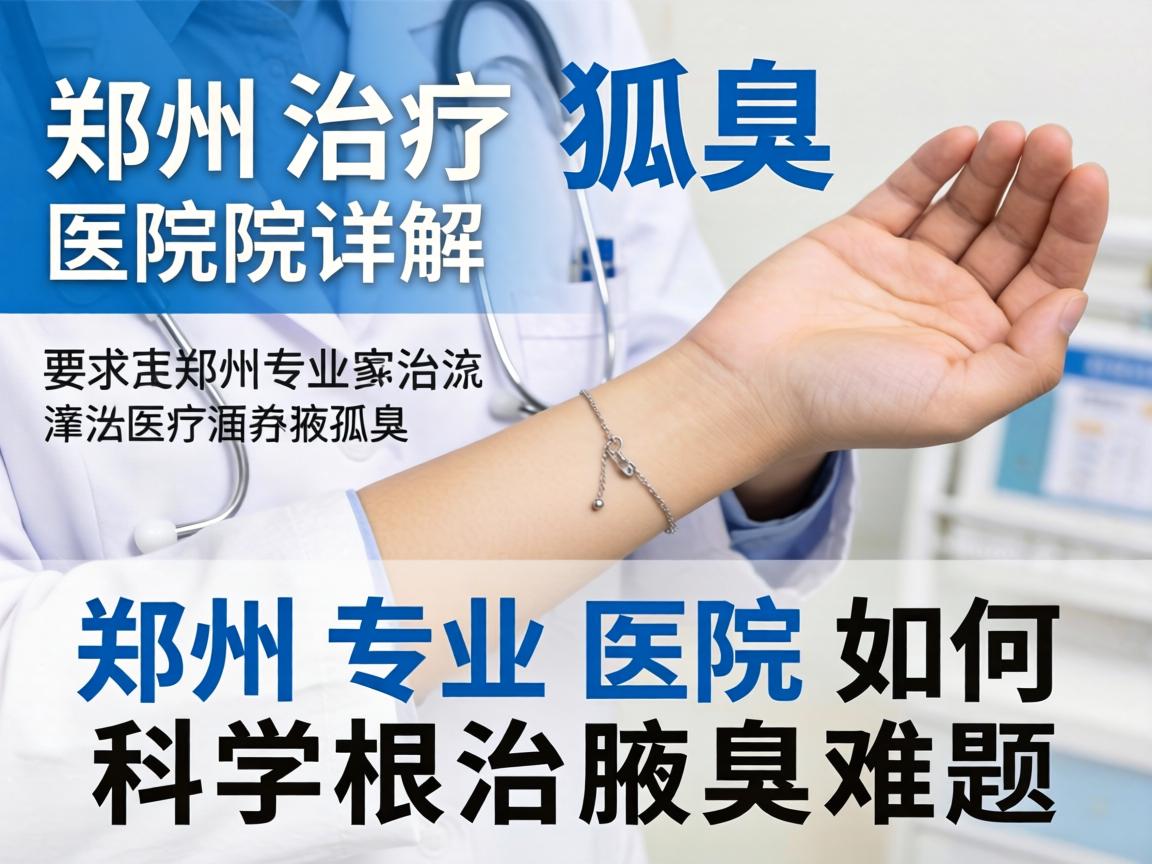郑州治疗狐臭医院详解，郑州专业医院如何科学根治腋臭难题