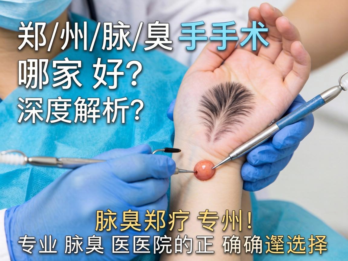 郑州腋臭手术哪家好？深度解析郑州专业腋臭医院的正确选择