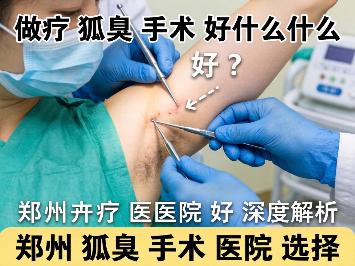 郑州做狐臭手术什么医院好？深度解析郑州狐臭手术医院选择
