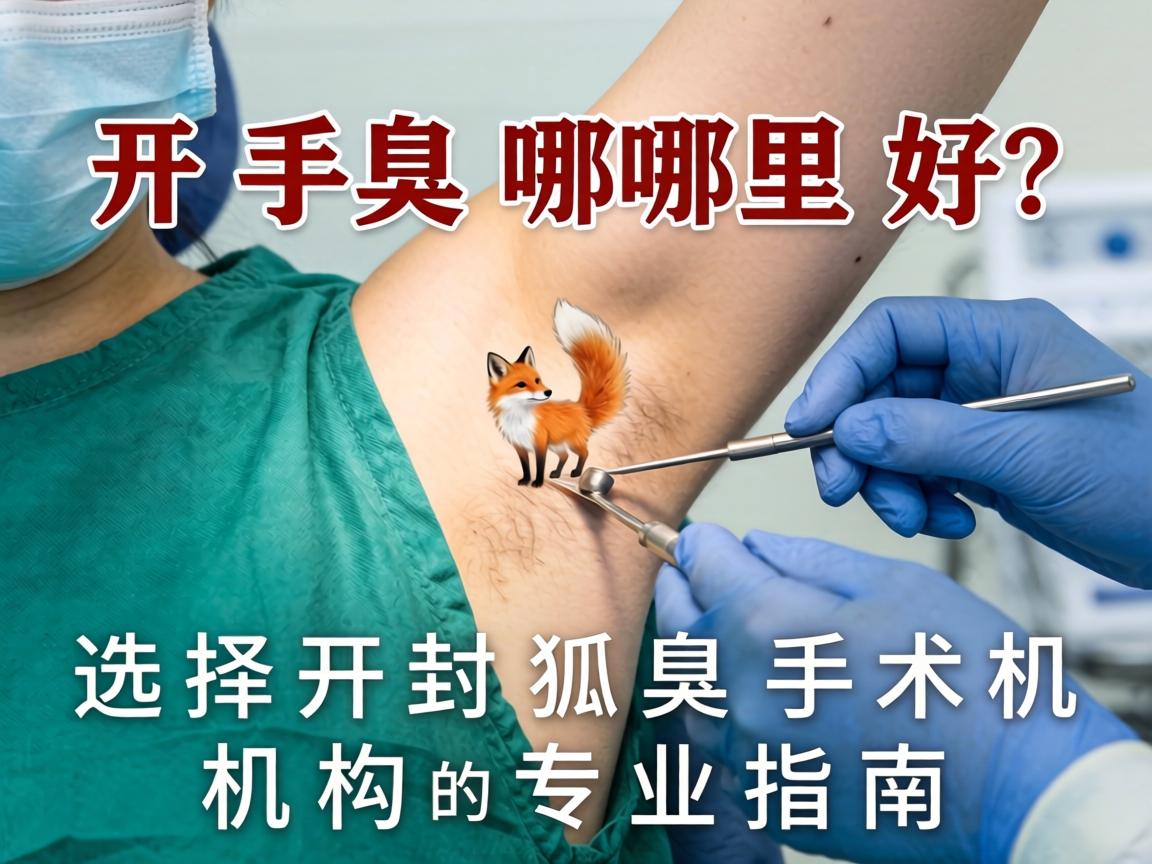 开封狐臭手术哪里好？选择开封狐臭手术机构的专业指南