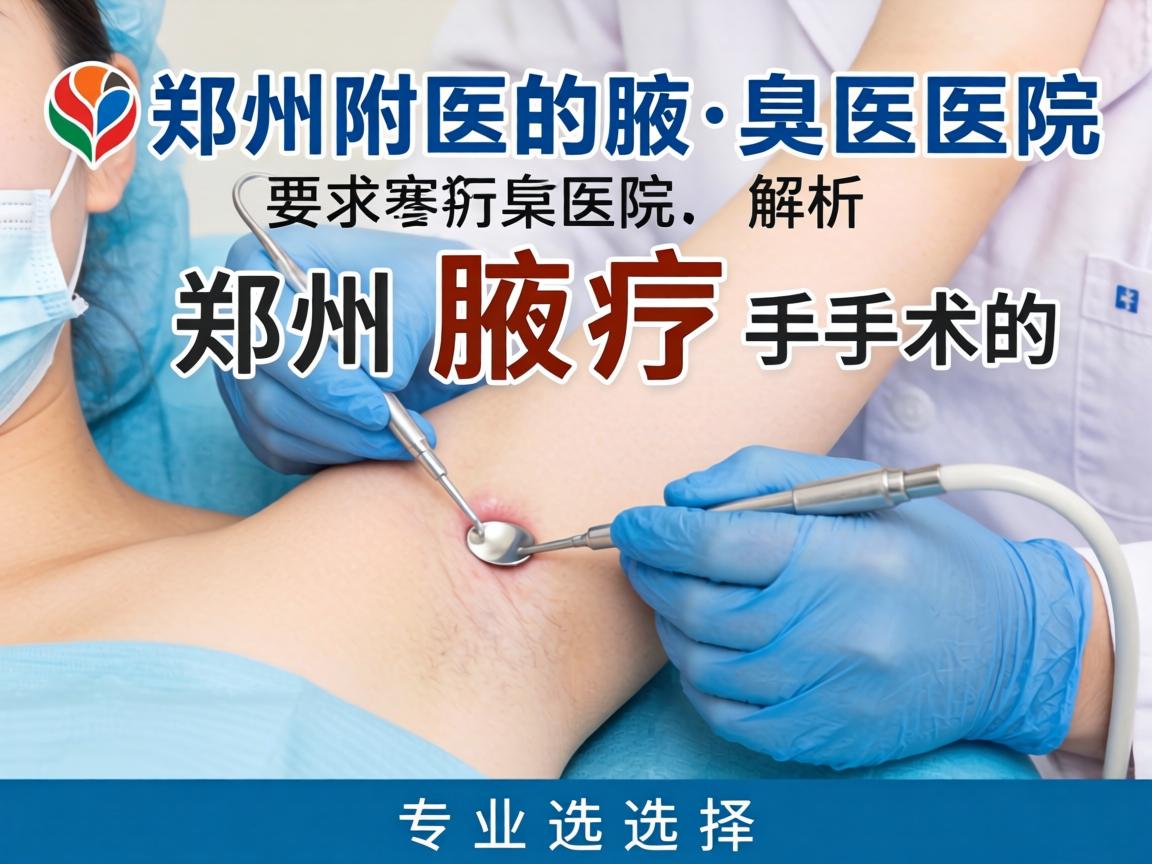郑州附医腋臭医院解析,郑州腋臭手术的专业选择 郑州附医腋臭医院解析,郑州腋臭手术的专业选择