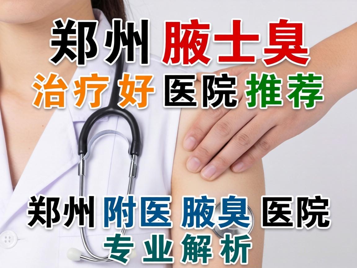 郑州腋臭治疗好医院推荐，郑州附医腋臭医院专业解析