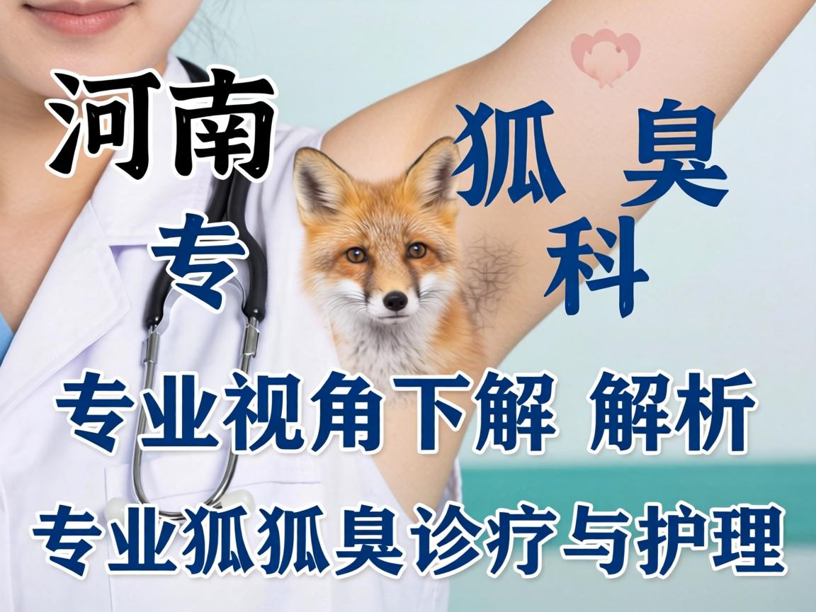 河南狐臭专科解析,专业视角下的狐臭诊疗与护理 河南狐臭专科解析,专业视角下的狐臭诊疗与护理