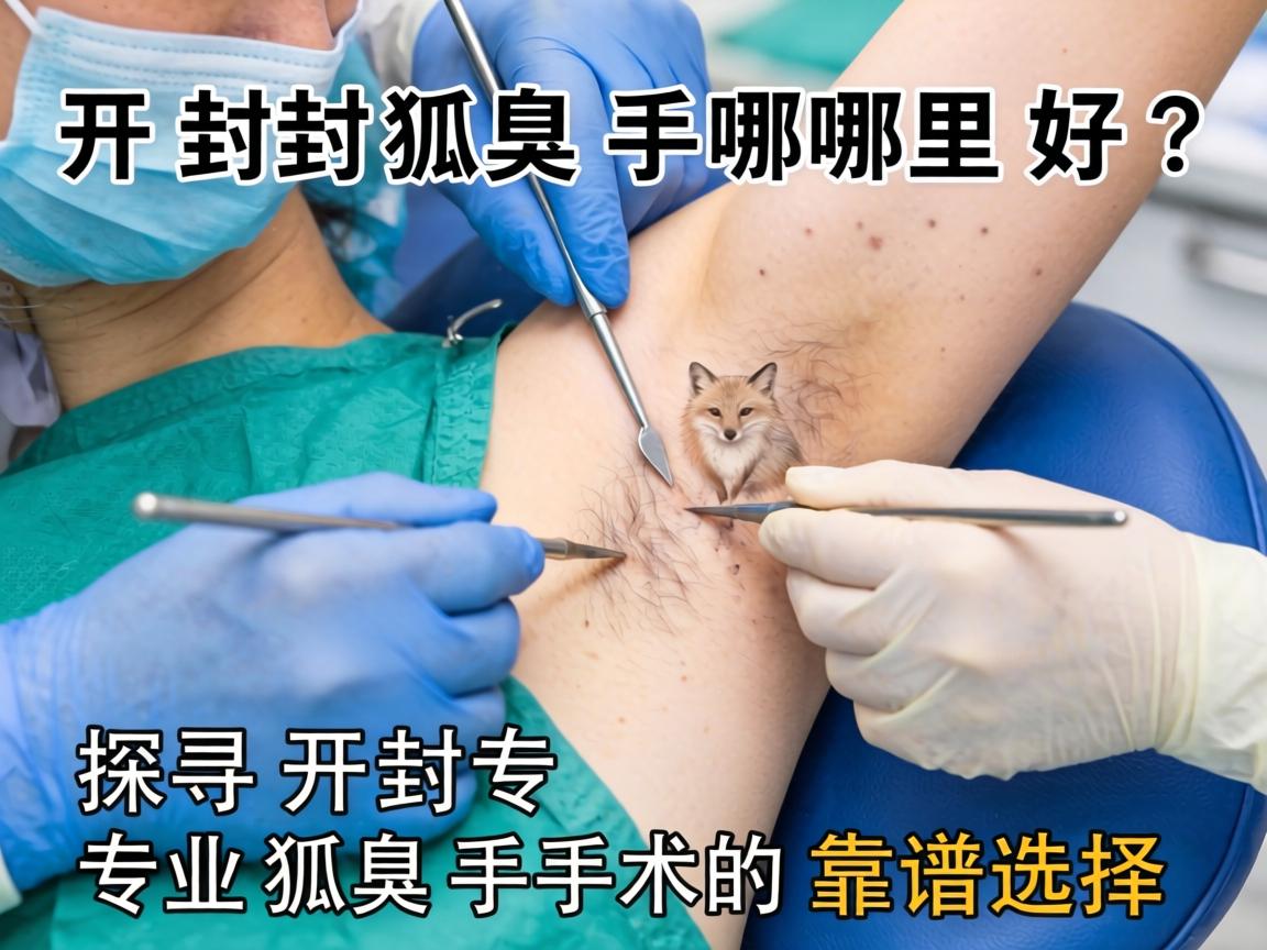 开封狐臭手术哪里好？探寻开封专业狐臭手术的靠谱选择
