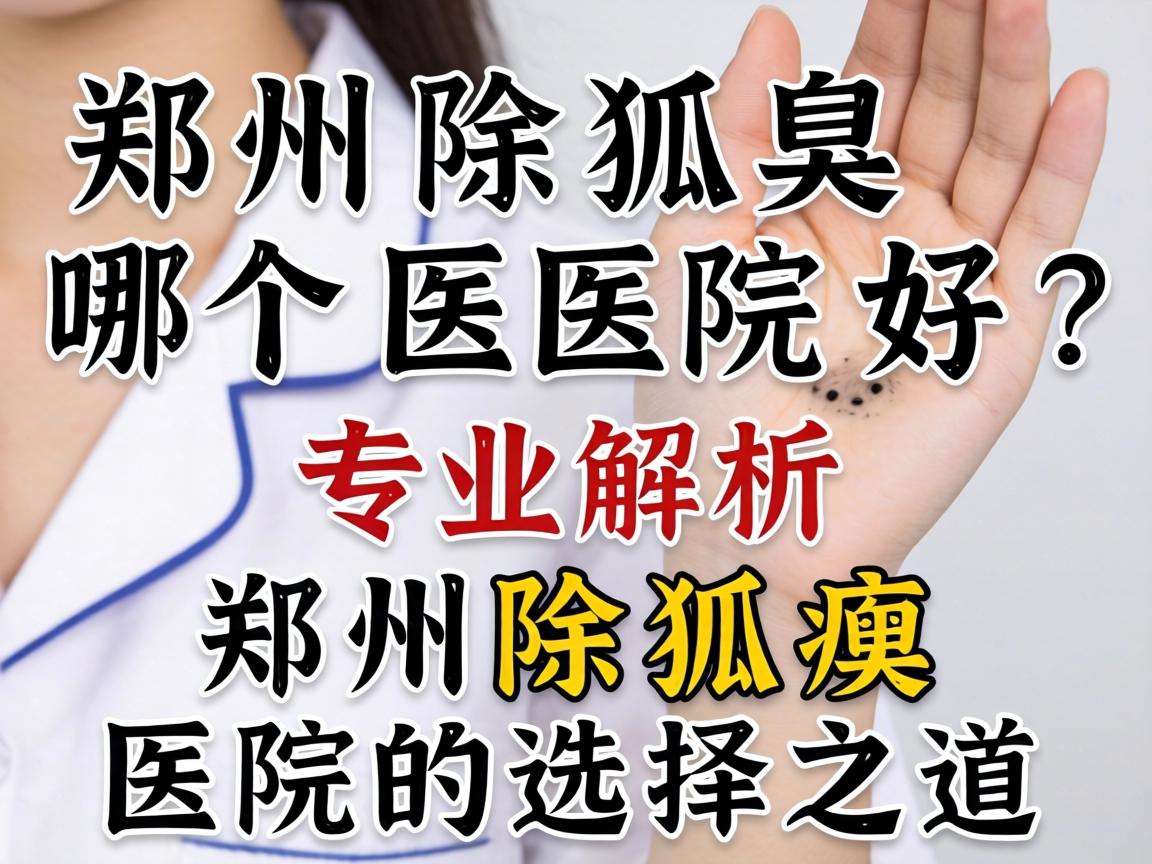 郑州除狐臭哪个医院好?专业解析郑州除狐臭医院的选择之道 郑州除狐臭哪个医院好?专业解析郑州除狐臭医院的选择之道