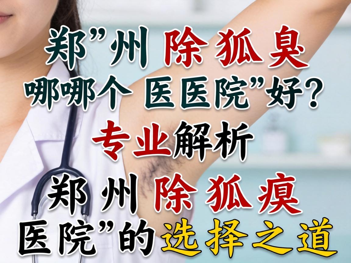 郑州除狐臭哪个医院好?专业解析郑州除狐臭医院的选择之道 郑州除狐臭哪个医院好?专业解析郑州除狐臭医院的选择之道