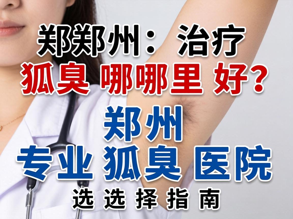 郑州治疗狐臭哪里好？郑州专业狐臭医院选择指南