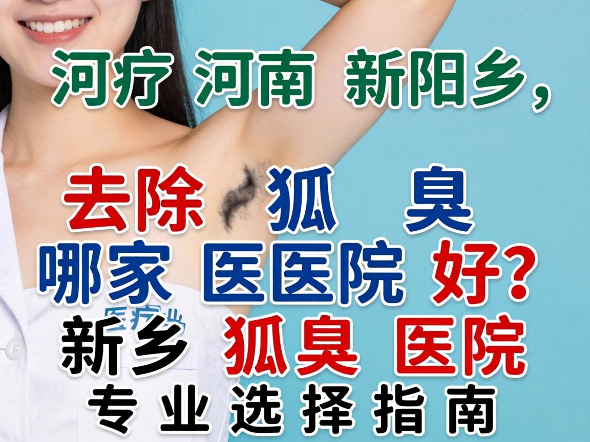 河南新乡去除狐臭哪家医院好？新乡狐臭医院专业选择指南