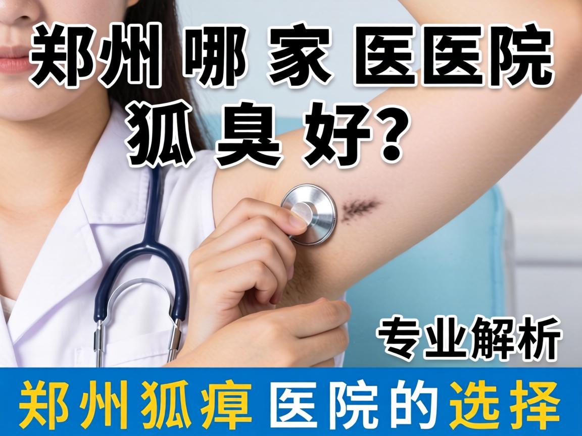 郑州哪家医院狐臭好？专业解析郑州狐臭医院的选择