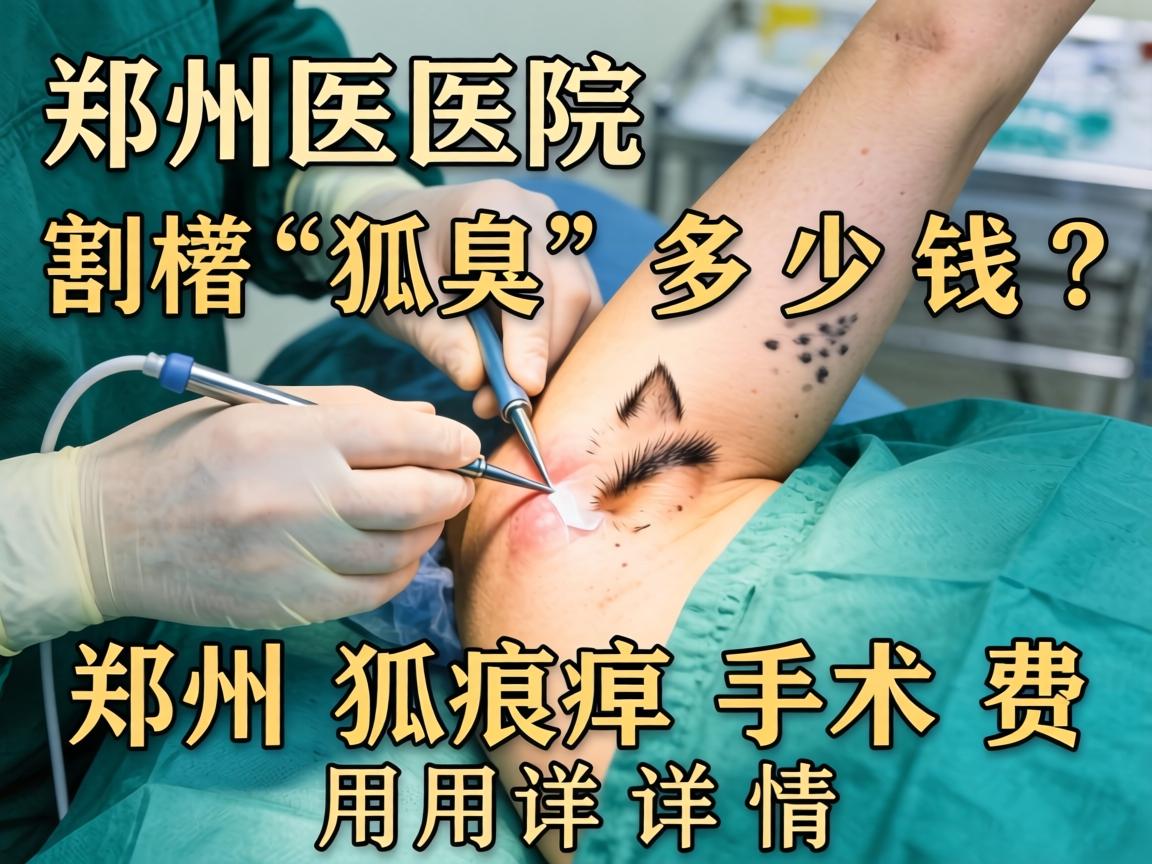 郑州医院割狐臭手术多少钱？解析郑州狐臭手术费用详情