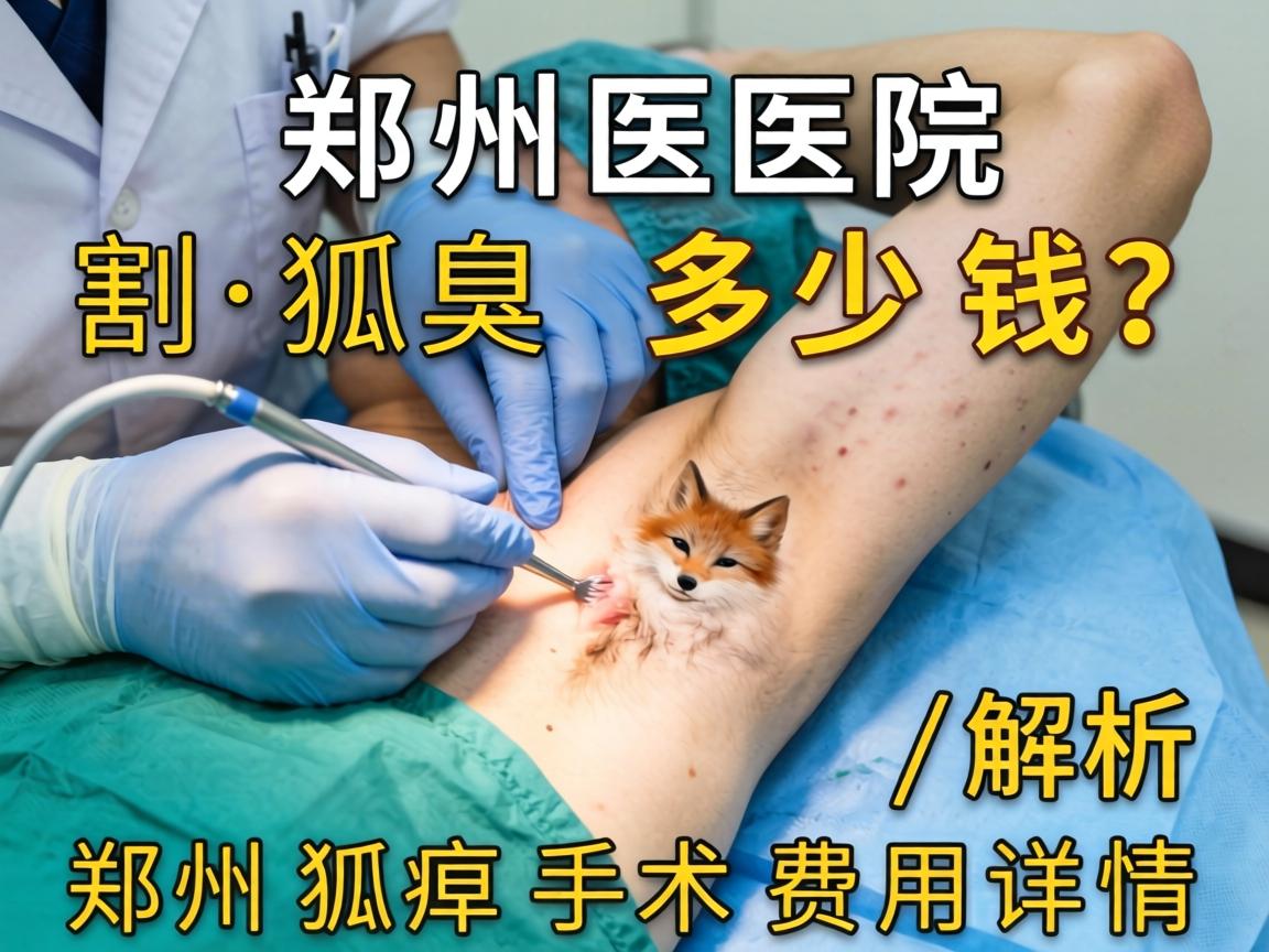 郑州医院割狐臭手术多少钱？解析郑州狐臭手术费用详情