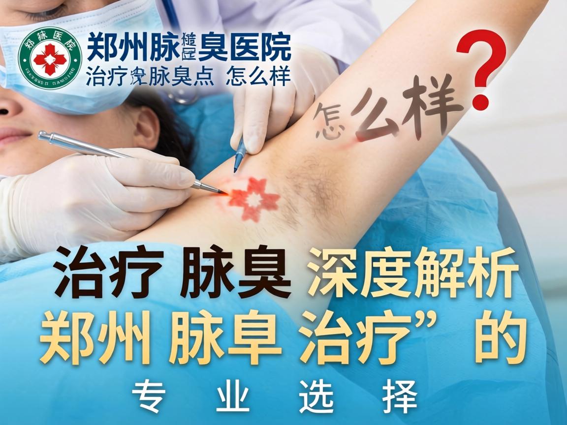 郑州医院治疗腋臭怎么样？深度解析郑州腋臭治疗的专业选择