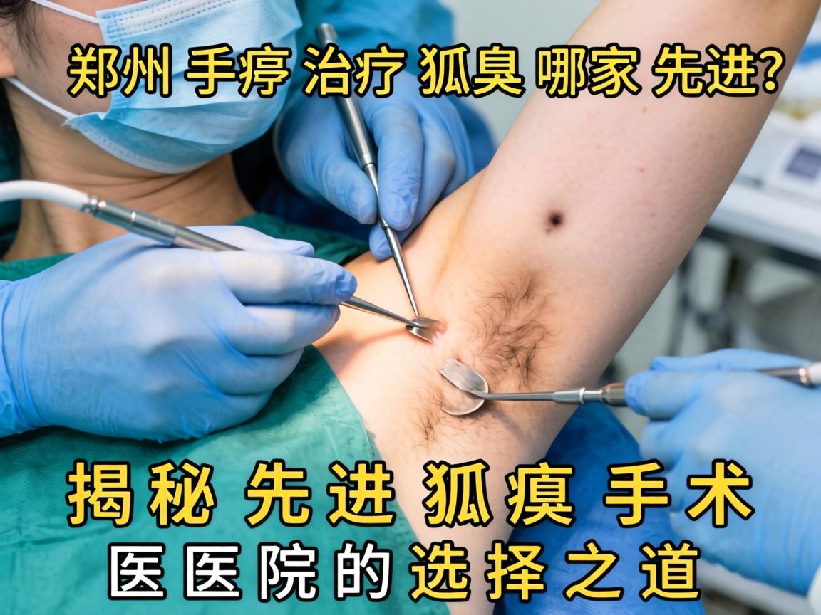 郑州手术治疗狐臭哪家先进？揭秘先进狐臭手术医院的选择之道