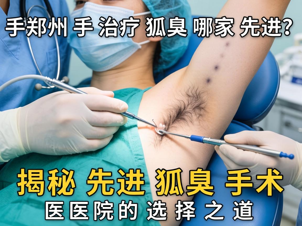 郑州手术治疗狐臭哪家先进？揭秘先进狐臭手术医院的选择之道